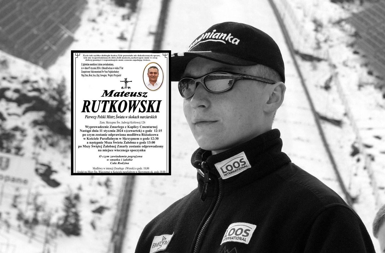 Rodzina żegna Mateusza Rutkowskiego. Przejmujący nekrolog
