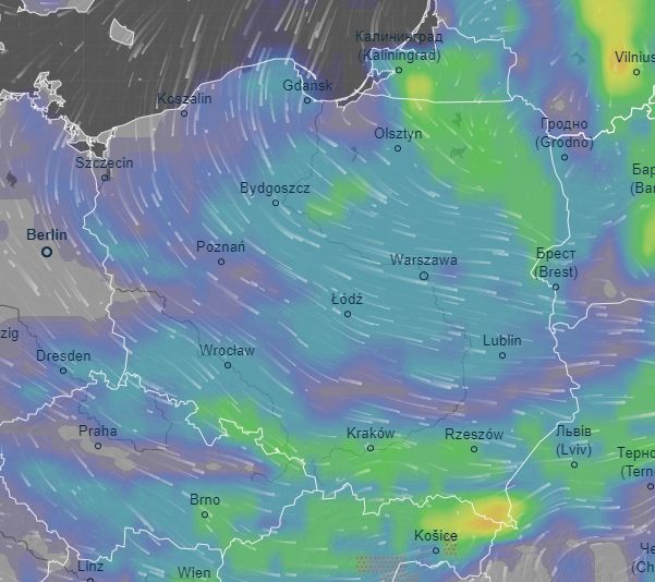 Pogoda 30 maja. Opady deszczu