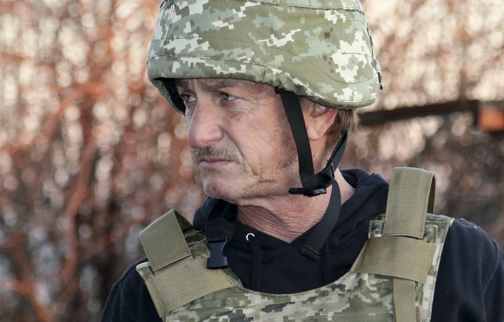 Sean Penn w regionie Doniecka