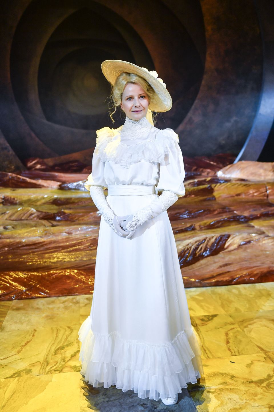 Małgorzata Kożuchowska na próbie w teatrze