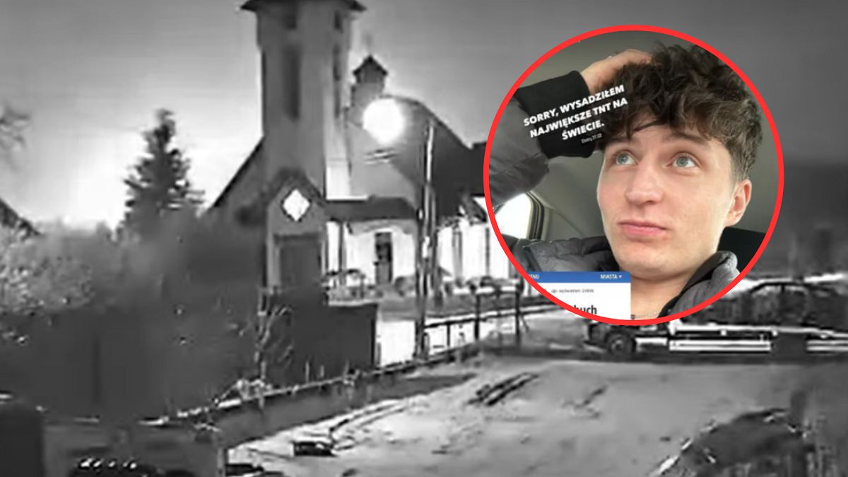 Potężny wybuch na Śląsku. To sprawka znanego youtubera. 