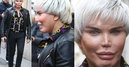 "Żywy Ken" straszy na Tygodniu Mody w Mediolanie (FOTO)