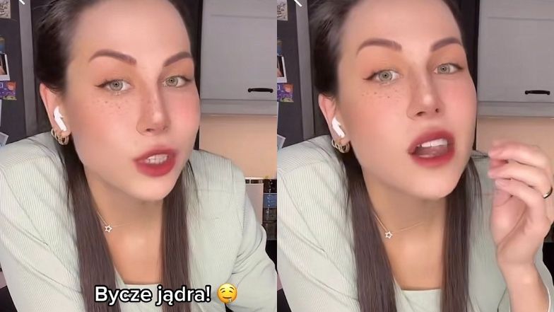 Tiktokerka je bycze jądra