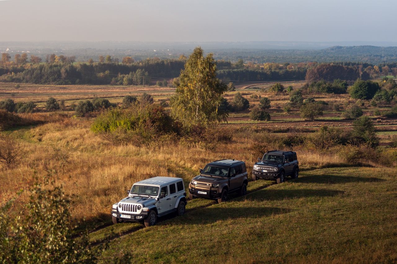 Wrangler, Defender, Bronco