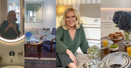 Tak teraz mieszka Agata Młynarska! Jasne kolory, odnowione meble i dużo książek (ZDJĘCIA)