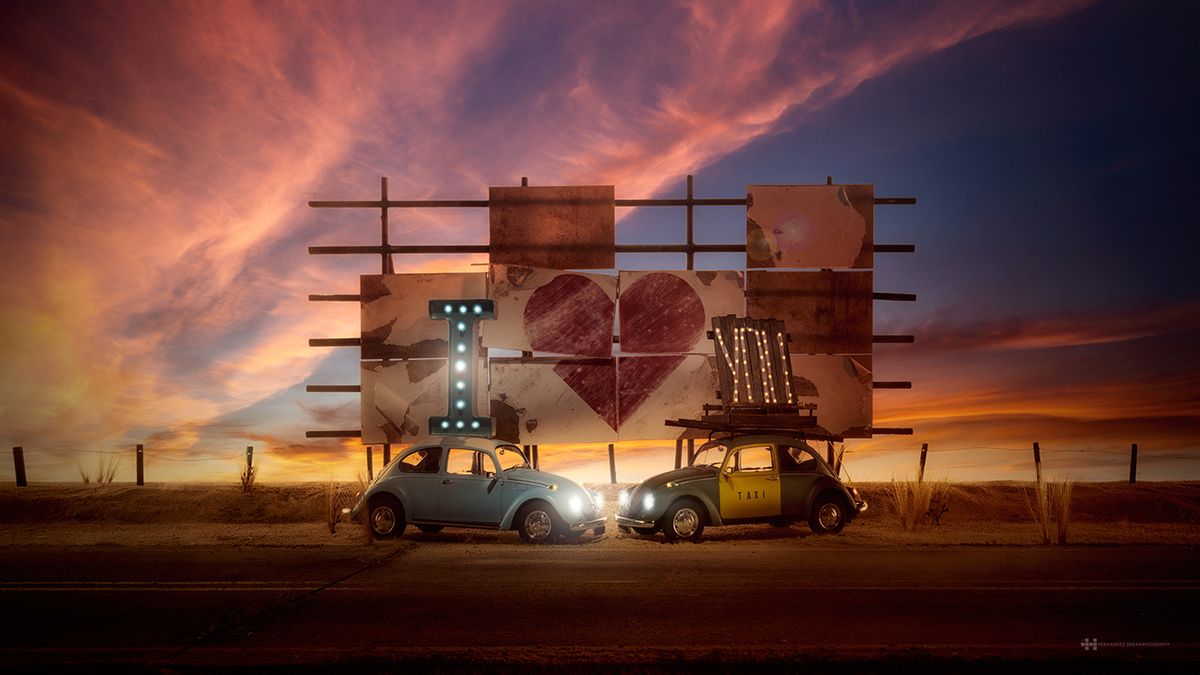 Świetna sesja zdjęciowa Garbusa to w rzeczywistości… świat miniatur! 1