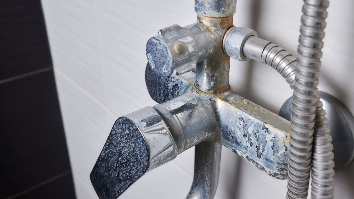 Jak usunąć rdzę z kranu?