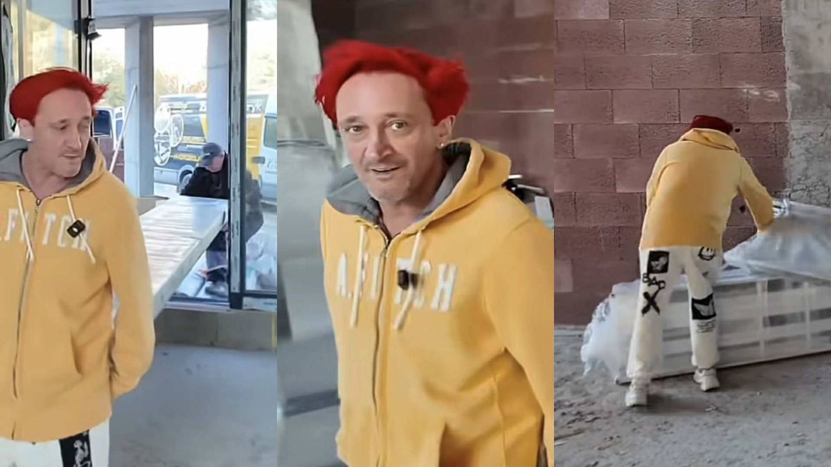 Michał Wiśniewski pomaga przy budowie domu