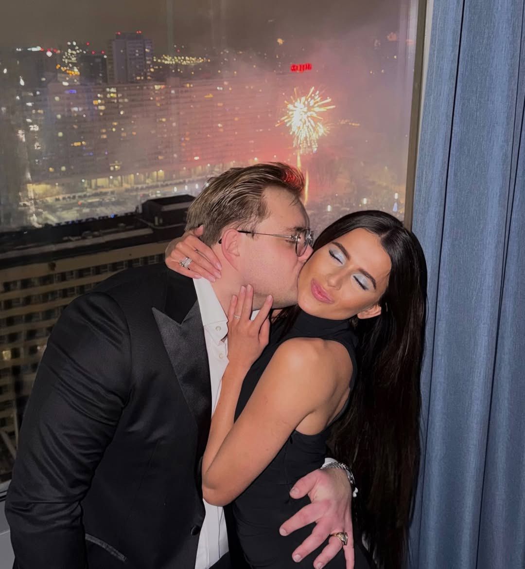 Kevin Mglej i Roksana Węgiel