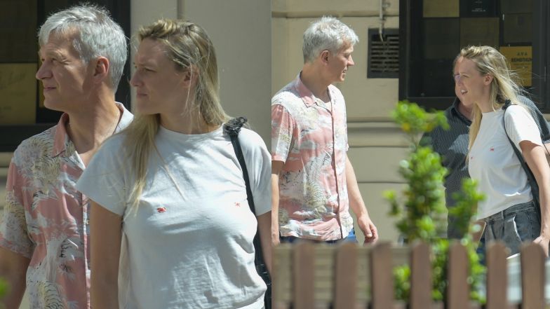 Aleksandra i Michał Żebrowscy załatwiają sprawunki na mieście