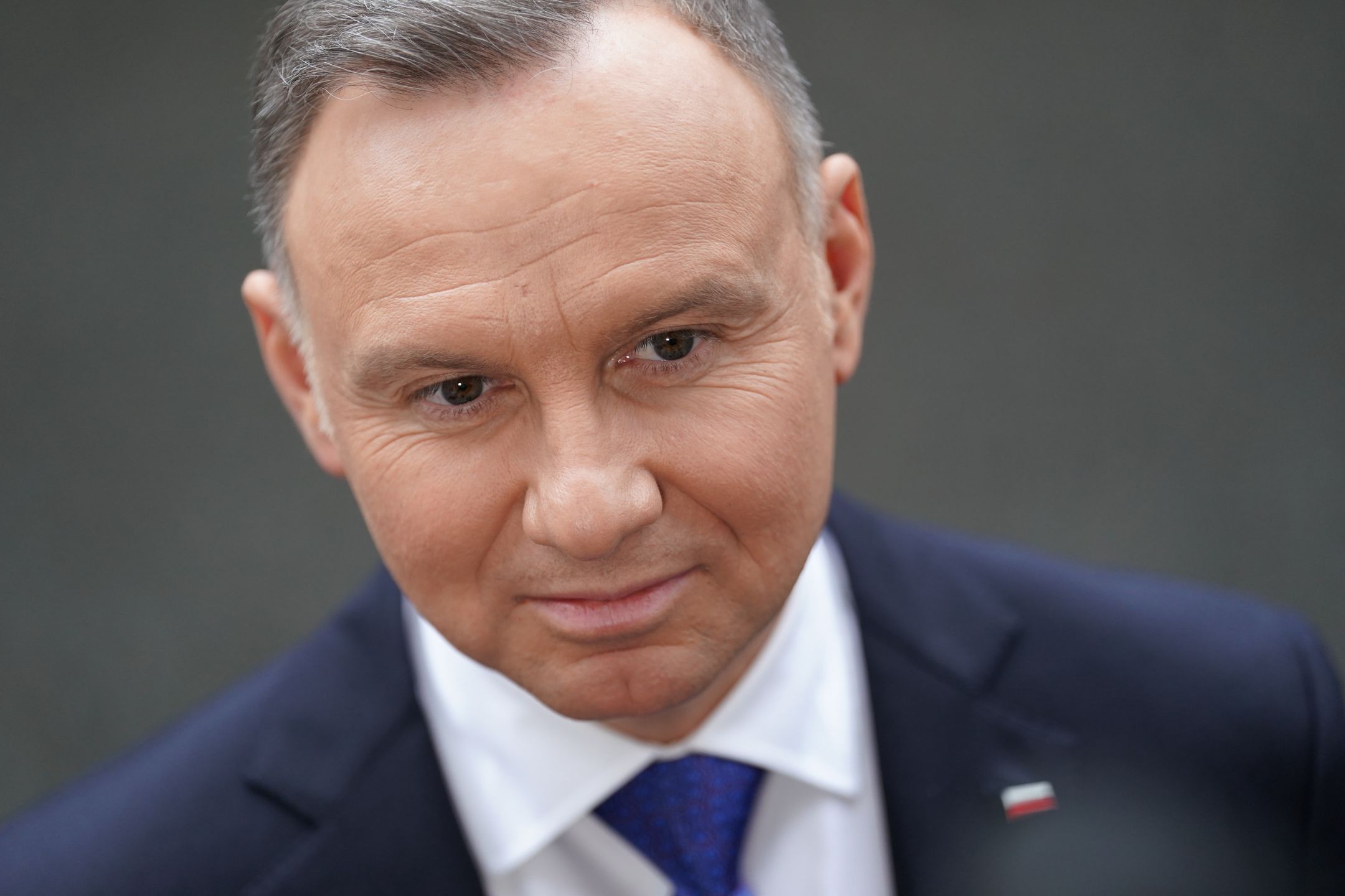 President Andrzej Duda of Poland leaving 10 Downing Street, London, after having bilateral talks with Prime Minister Rishi Sunak. Picture date: Thursday February 16, 2023. (Photo by Kirsty O'Connor/PA Images via Getty Images)