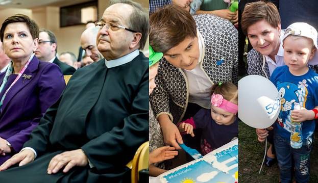 Beata Szydło odwiedziła Toruń i ojca Rydzyka, promowała program 500+ (ZDJĘCIA)