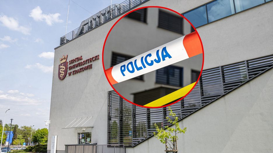 Atak nożownika w krakowskim szpitalu