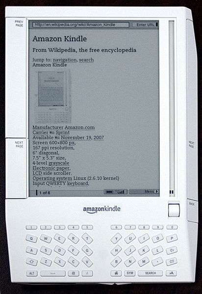 Tak wyglądał kiedyś Kindle (Fot. Wikipedia)