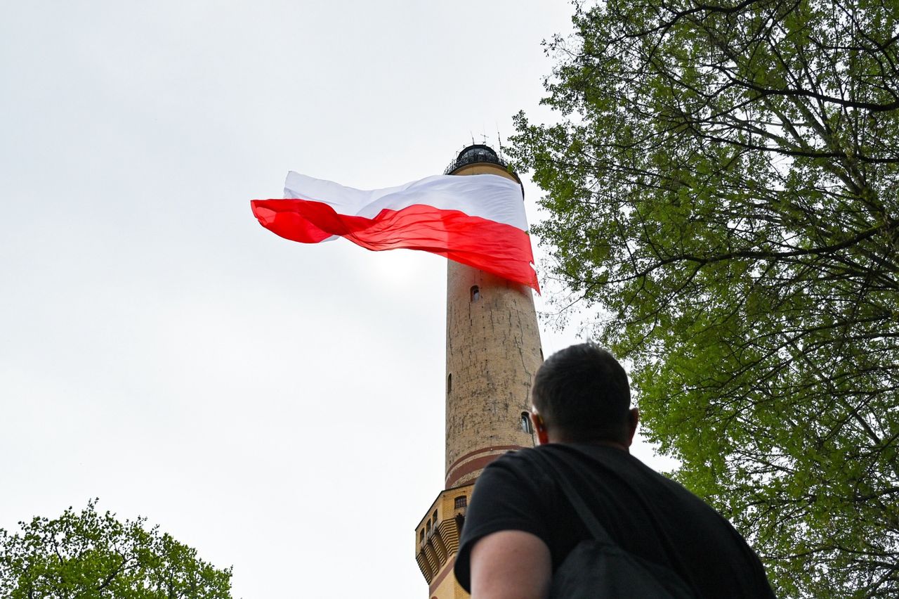 Jest widoczna z kilkunastu km. "Nikt nie ma w Polsce takiego masztu"