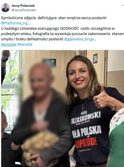 Treść wpisu Jerzego Polaczka