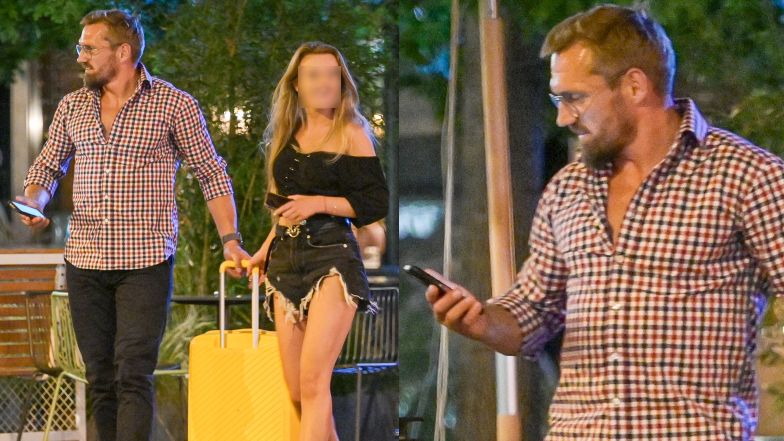 Jarosław Bieniecki na spotkaniu z tajemniczą kobietą