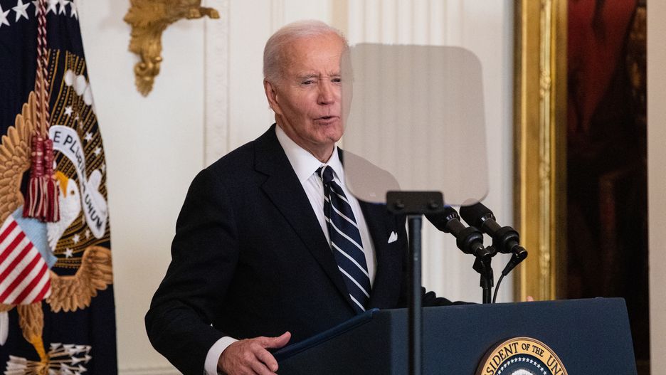 US President Joe Biden delivers remarks celebrating the signature of proclamations to establish the Chuckwalla National Monument and the Sattitla Highlands National Monument in California, at the White House in Washington, DC, USA, 14 January 2025. EPA/ANNA ROSE LAYDEN / POOL Dostawca: PAP/EPA.