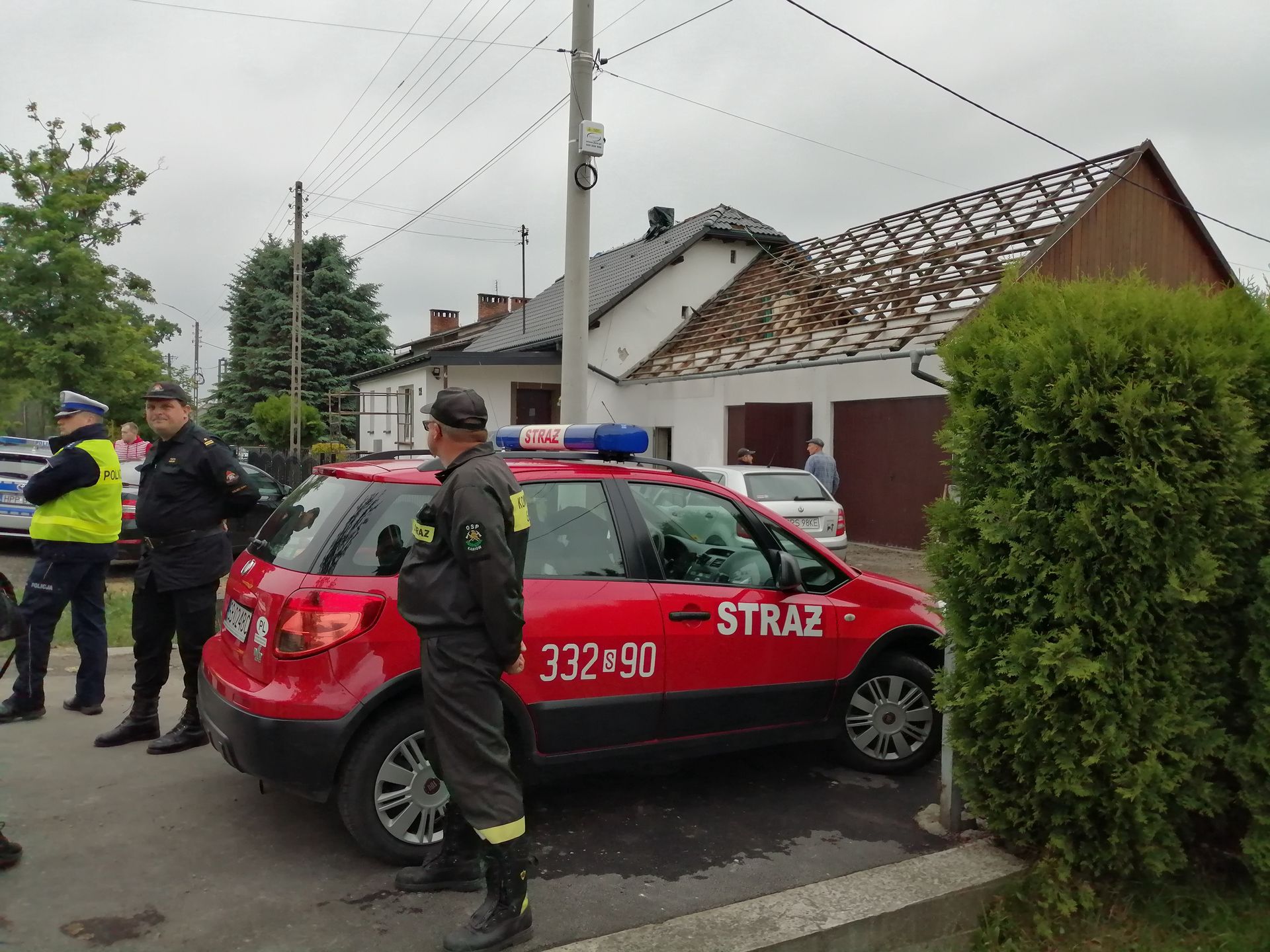 Trąba powietrzna uderzyła w wieś Kaniów. Uszkodziła ponad dwadzieścia domów