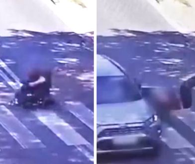 Groźne zdarzenie z 72-latkiem na pasach. Wszystko nagrały kamery