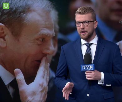 Nietypowe sceny w TVP. W ten sposób zaczęli materiał o Tusku