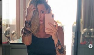 Rozenek na planie w majtkach i ciężkich butach. Pokazała bajeczne nogi