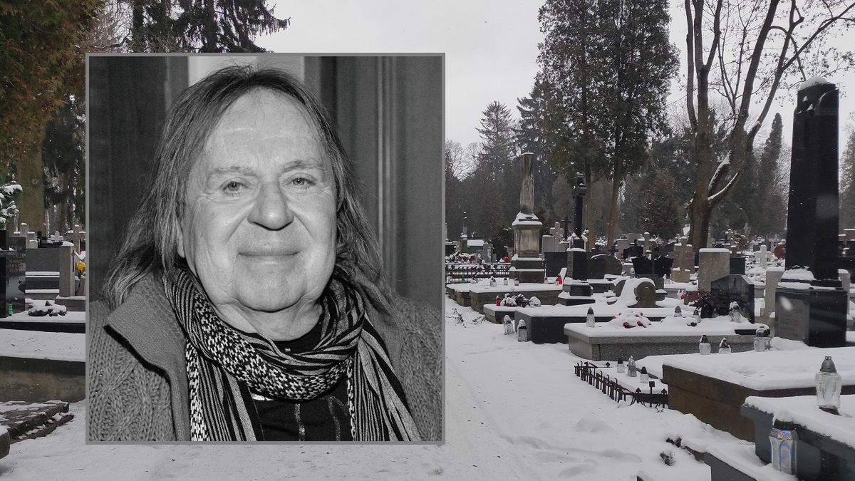 Odszedł trzy lata temu. Grób Romualda Lipki pokrył śnieg. Wzruszający widok w rocznicę śmierci artysty
