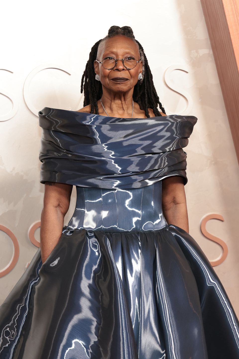 HOLLYWOOD, CALIFORNIA - MARCH 02: Whoopi Goldberg attends the 97th Annual Oscars at Dolby Theatre on March 02, 2025 in Hollywood, California. (Photo by Monica Schipper/Getty Images)
