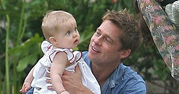 Brad Pitt jest kochającym tatą