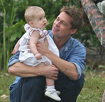 Brad Pitt jest kochającym tatą