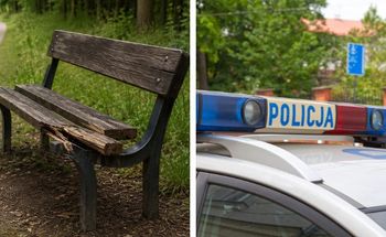 Wandalizm na ścieżce pieszo-rowerowej w Nowych Rumunkach. Zniszczono ławkę, pozostałe ławki i kosze zostały skradzione!