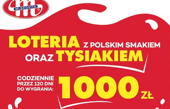 First Line Polska organizuje kolejną loterię dla produktów Mlekovity