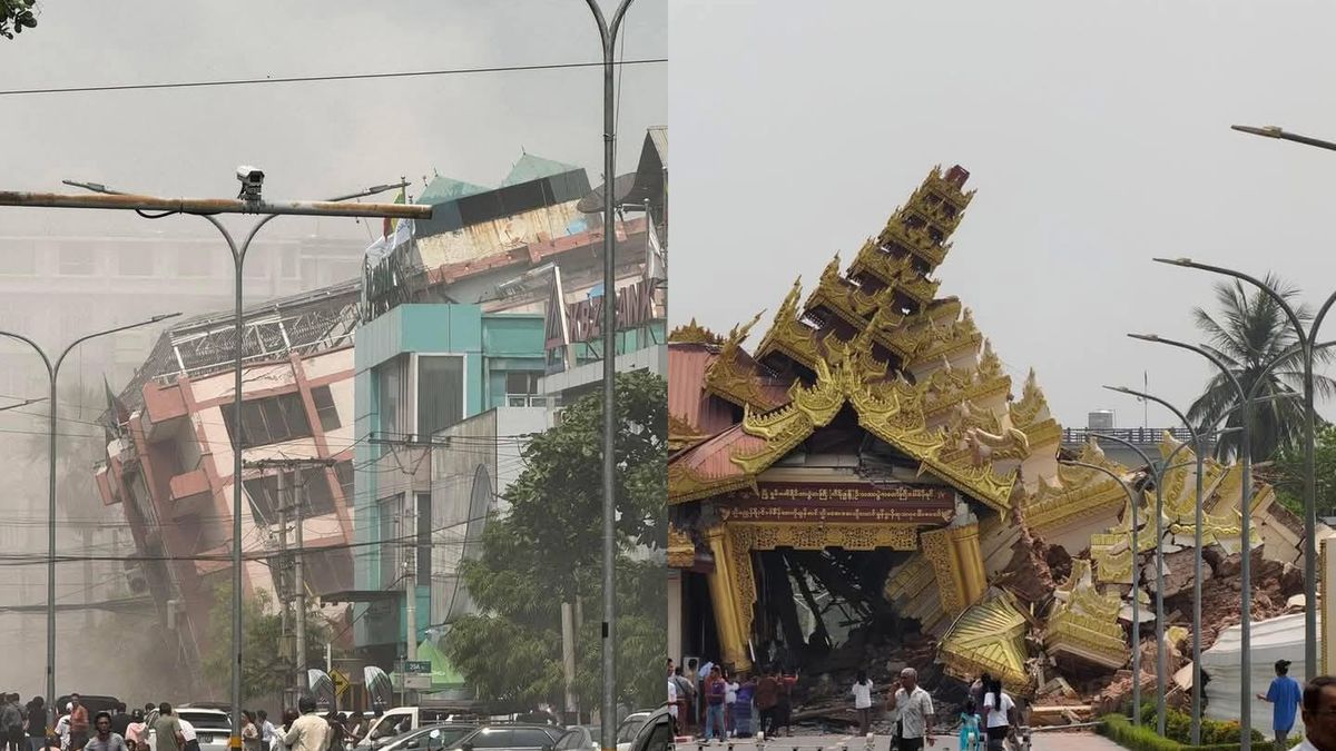 Trzęsienie ziemi w Birmie (Mjanma) 28.03.2025