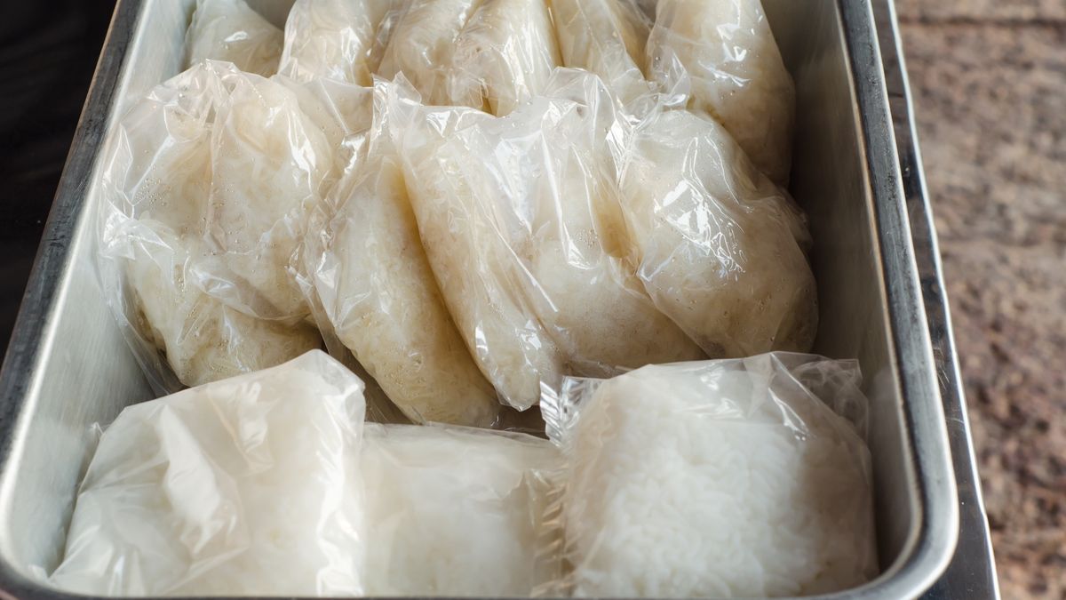 Sticky rice pack in plastic wrapSticky rice pack in plastic wrap preparing for eatoilchaiCooked, Meal, Gourmet, Boiling, Organic, Making, Heat - Temperature, Preparation, Brown, Plastic, Lifestyles, Asia, Steam, Restaurant, Breakfast, Lunch, Dinner, Food, Carbohydrate