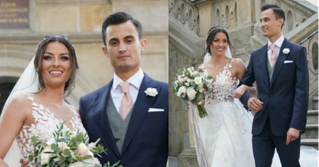 Maciej Kot i Agnieszka Lewkowicz WZIĘLI ŚLUB! Wśród gości m.in. Kamil Stoch i Dawid Kubacki (ZDJĘCIA)