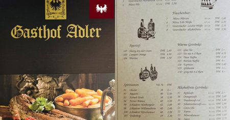 Prowadzą gospodę od 100 lat w Niemczech. Pokazali historyczne menu