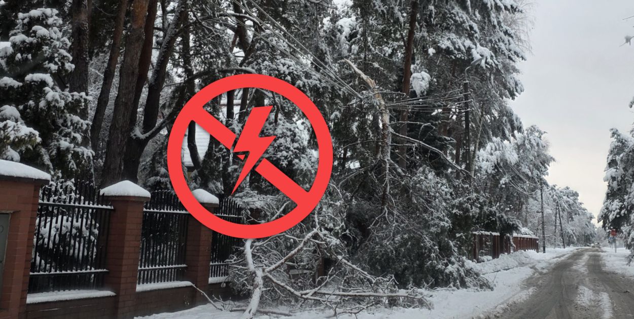 Włocławek: Michelin bez prądu. Mokry śnieg sparaliżował osiedle