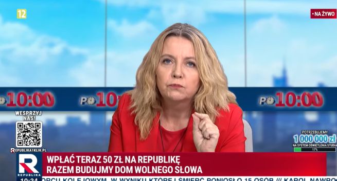 Posłanka PiS kontra TV Republika ws. zbiórek. „Żadne oświetlenie wam nie pomoże”
