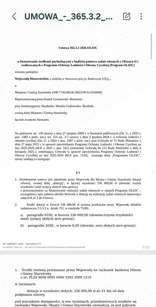 Bezpieczeństwo mieszkańców Miasta i Gminy Staroźreby 