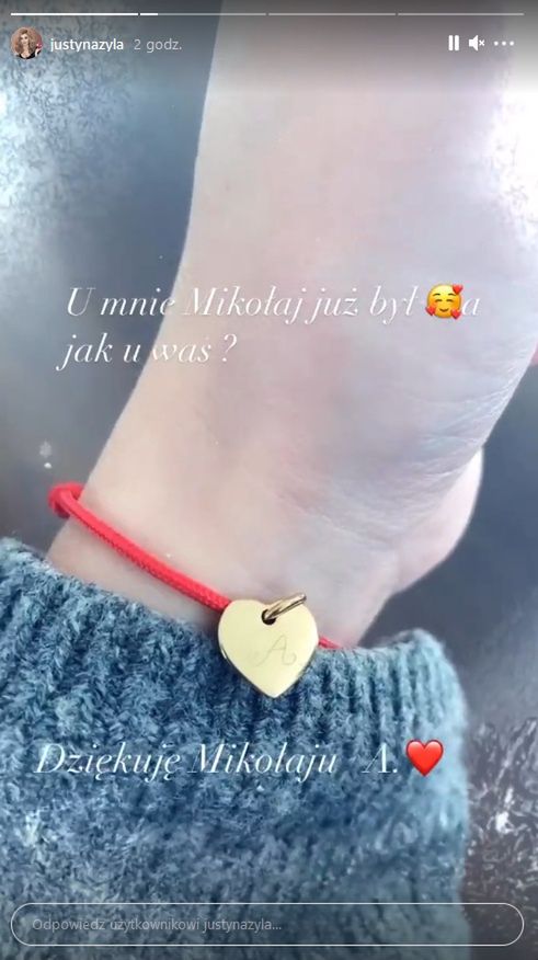 Justyna Żyła chwali się mikołajkowym prezentem od tajemniczego A.