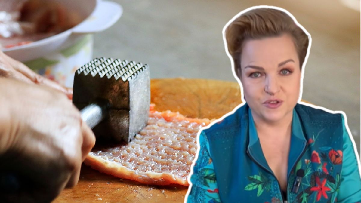 Bosacka mówi, jak należy rozbijać schabowe