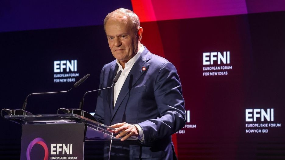 Premier Donald Tusk podczas 13.edycji Europejskiego Forum Nowych Idei w Sopocie