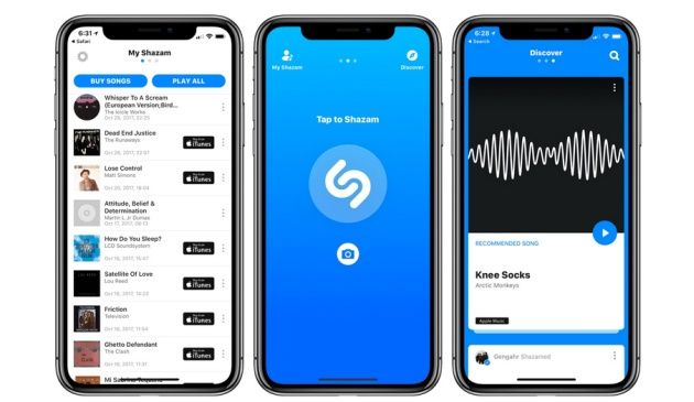 Shazam iPhone X