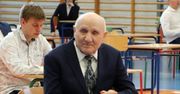 Najstarszy maturzysta w Polsce znów próbuje zdać. Dwukrotnie mu się nie udało