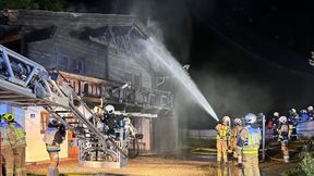 Pożar na terenie skoczni w Austrii. Do akcji ruszyło 100 strażaków