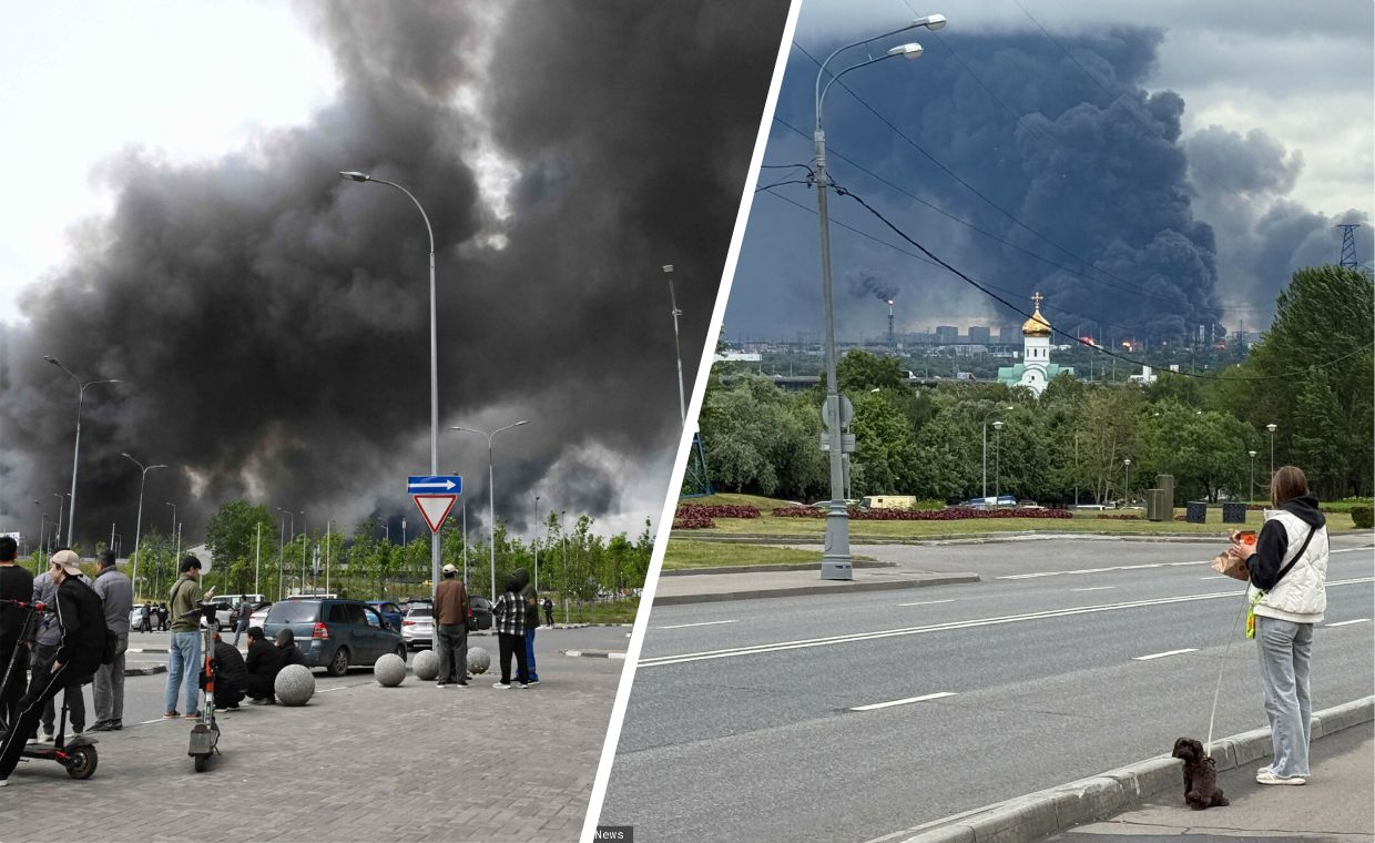 Moskwa w kłębach czarnego dymu. Ten dzień Putin zapamięta na długo?
