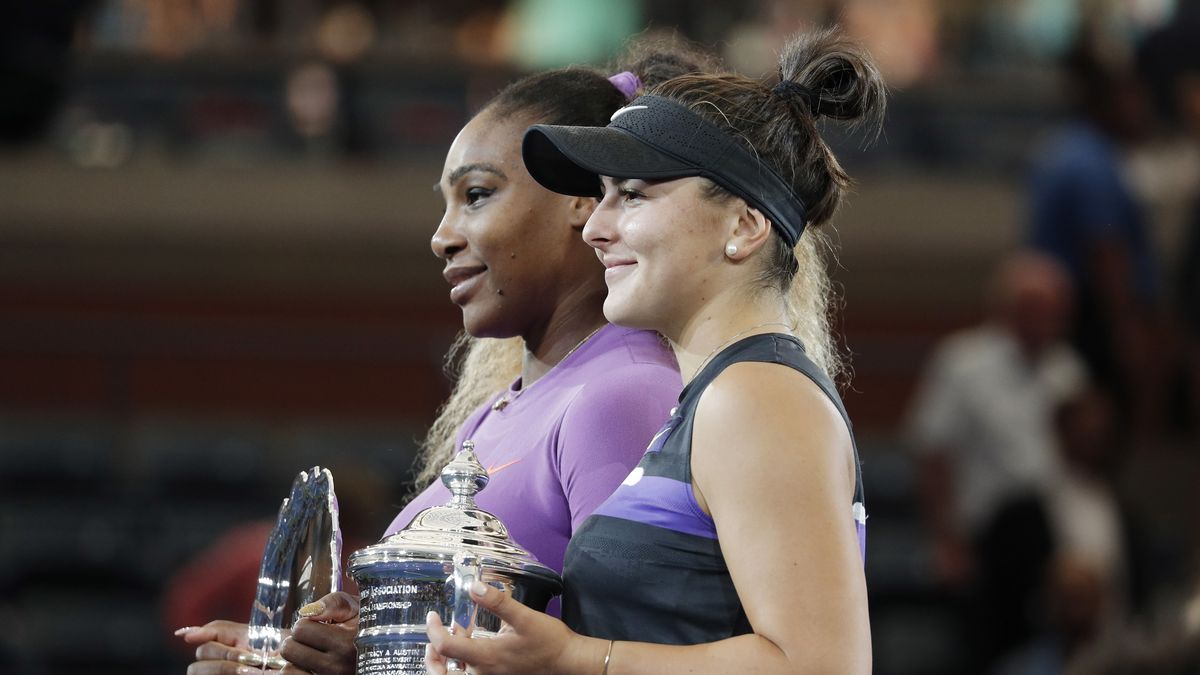 PAP/EPA / JUSTIN LANE / Na zdjęciu: Serena Williams i Bianca Andreescu
