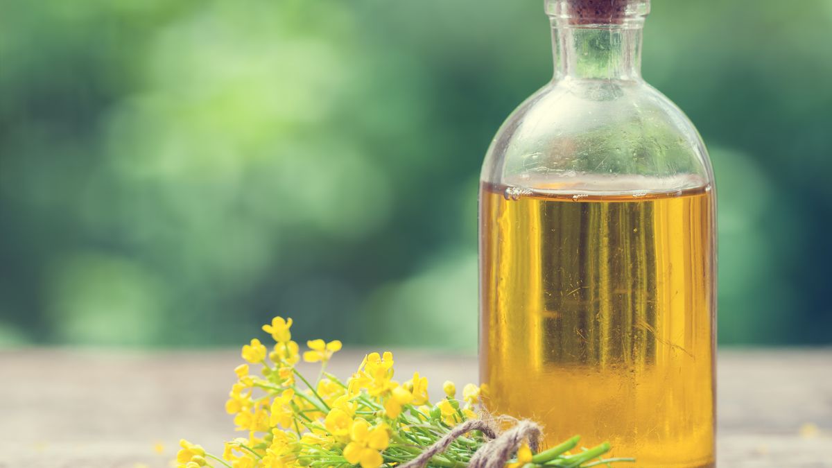 Przemysłowy olej rzepakowy ze środkiem przeciwpieniącym