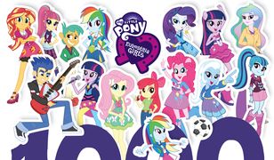 Equestria Girls. 1000 naklejek