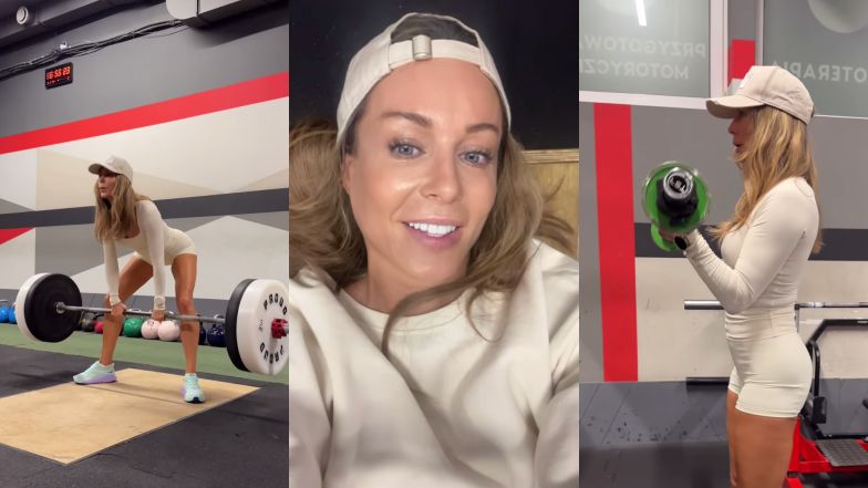 Perfekcyjna Małgorzata Rozenek-Majdan prezentuje katorżniczy trening